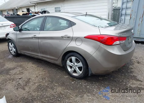 2013 Hyundai Elantra Gls из США, поврежденный, VIN 5NPDH4AE2DH338648